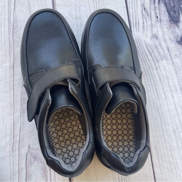 Propet Parker Black Leather Casual Comfort Shoes Mens Size 10 Strap MCA033L - Picture 3 of 9